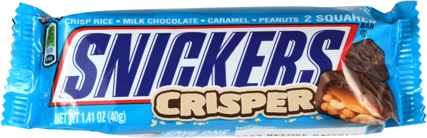 Snickers Crisper Candy Bar - Snickers Crisper Bar - 1.41 Oz Total (1350x900), Png Download