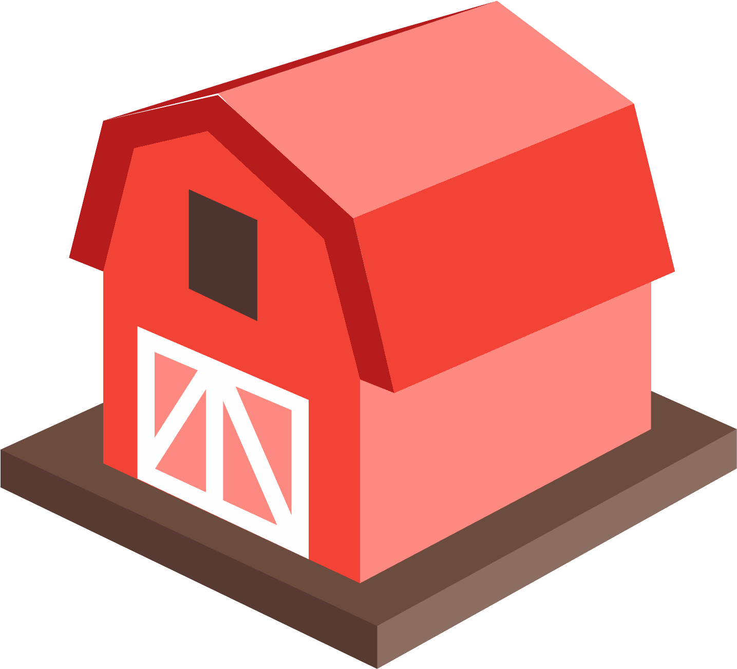 3d Farm Icon - Farm Icon Png (1600x1600), Png Download
