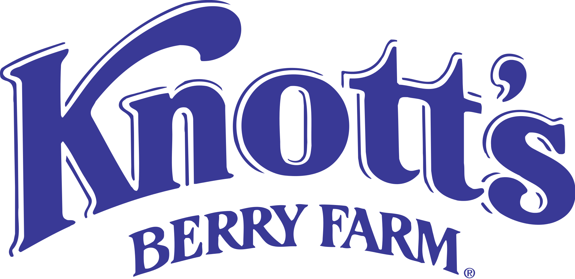 Open - Knotts Berry Farm Hotel Logo (2000x973), Png Download