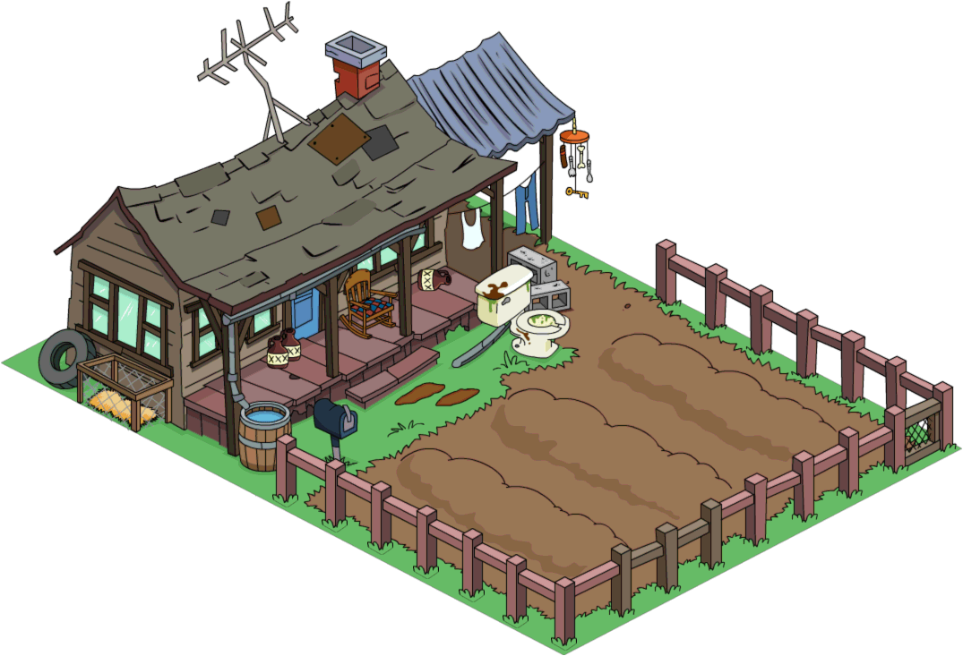 Ico Terwilligers Oldsimpsonfarm Unlock Cletus' Farm - Simpsons Tapped Out Money Fast (1075x733), Png Download