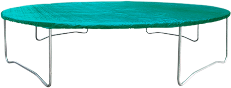 Gallery - Game On Sports Trampoline Covers 183 Cm Green (452x400), Png Download