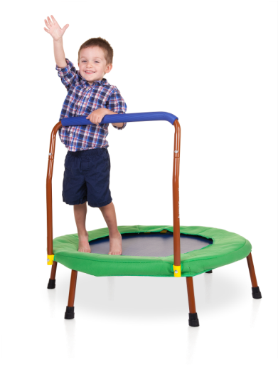 Children Who Regularly Jump On A Trampoline Reap Educational - Kids Trampoline Png (392x518), Png Download