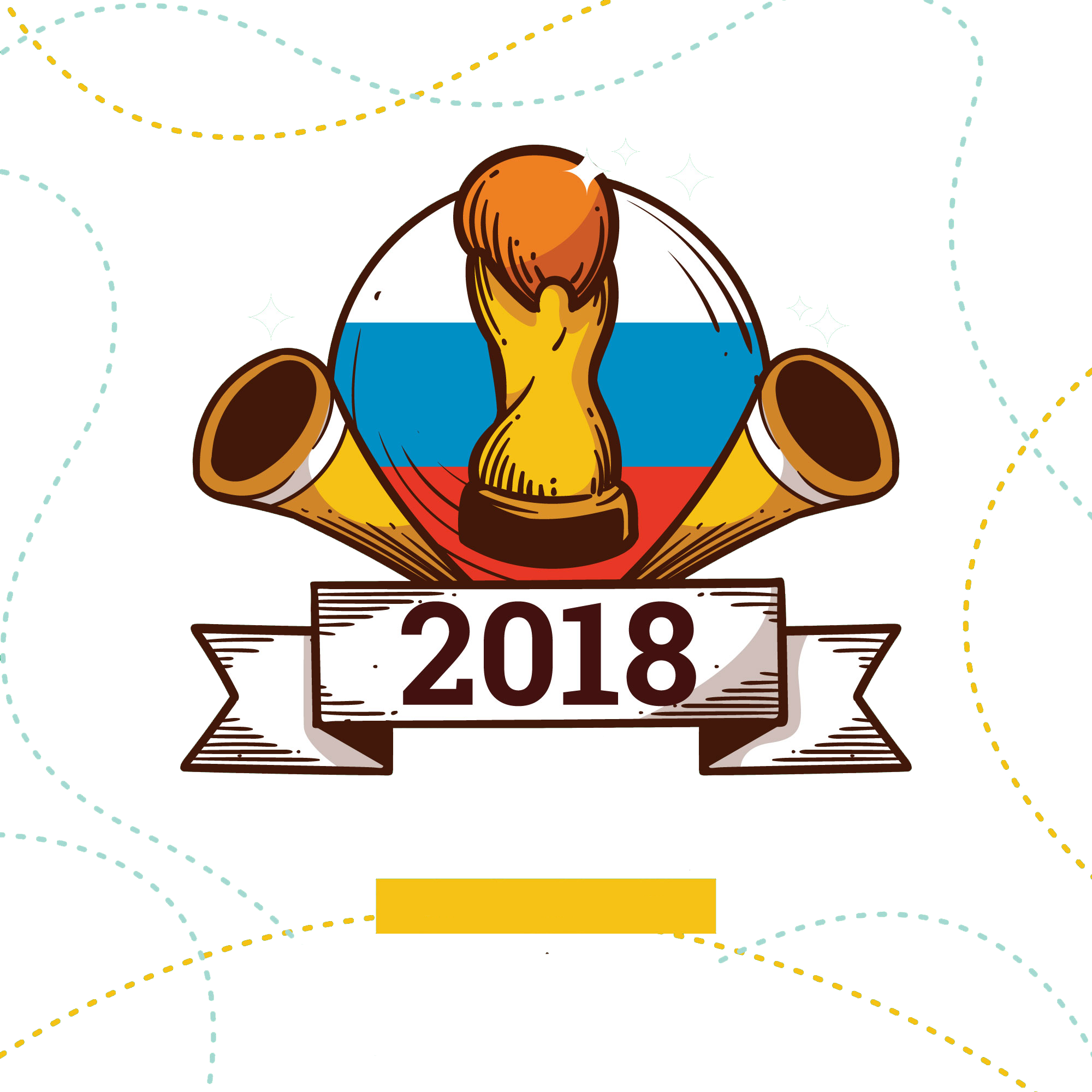 World Football Cup Background With Ball And Waves Free - Background Copa Do Mundo (2000x2000), Png Download