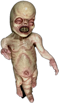 Kletus Silicone Baby - Horror (331x373), Png Download