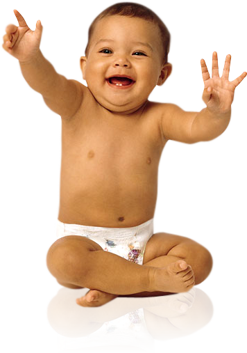 Baby Reaching (356x507), Png Download