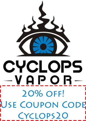 Current Coupons - Cyclops Vapor (359x500), Png Download