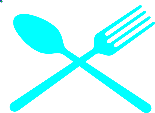 Fork And Spoon Cross Clip Art - Spoon And Fork X (600x440), Png Download