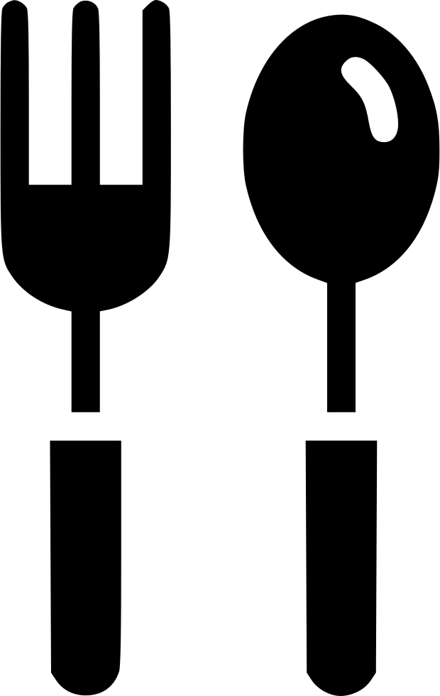 Spoon Fork Cutlery Tableware Eat Food Utensil Comments - Fork (620x980), Png Download