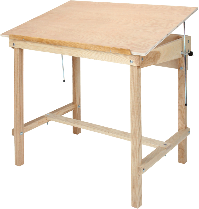 View Larger Image - Drafting Table Png (888x1000), Png Download