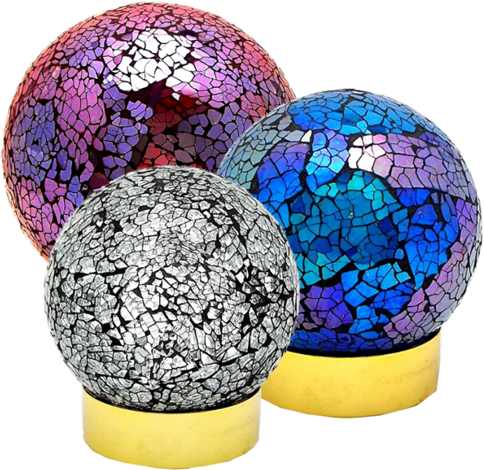 Mosaic Glass Sphere Urn - Urn (700x700), Png Download