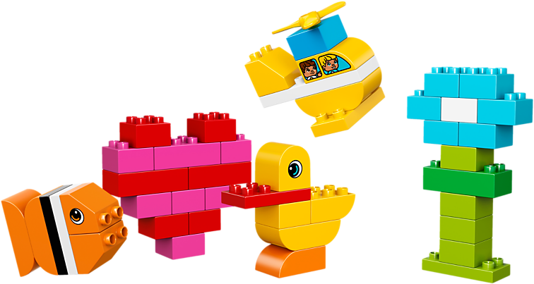 My First Building Blocks - Lego Duplo My First Bricks 10848 (800x600), Png Download