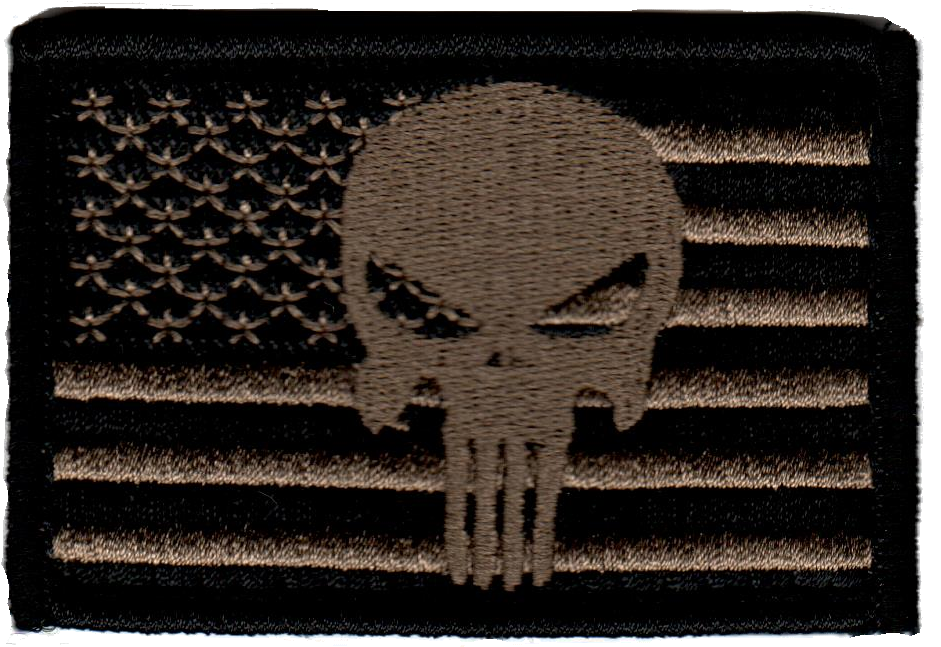 Quick View - Punisher Skull Flag (1031x755), Png Download