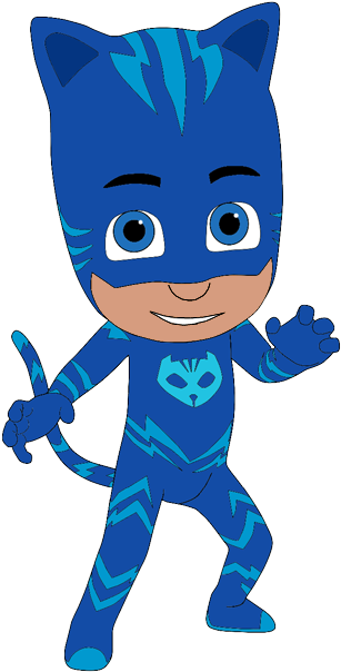 Pj Masks Clip Art Disney Galore More - Pj Masks Characters Catboy (318x605), Png Download