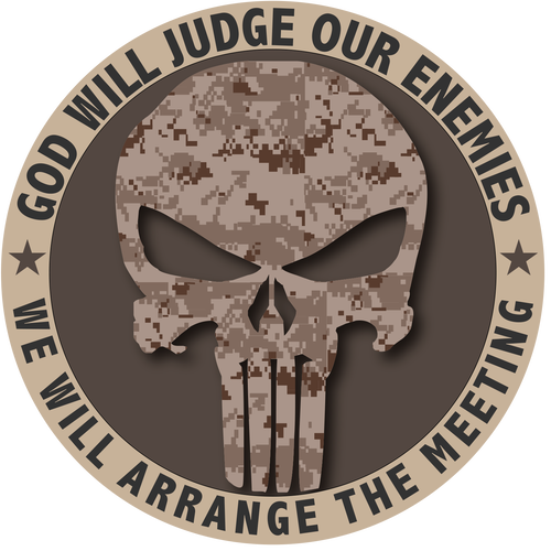 God Will Judge Our Enemies We Ll Arrange The Meeting (500x500), Png Download