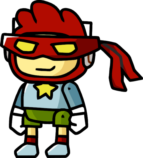 Ninja Mask - Scribblenauts Wiki - Scribblenauts Maxwell (500x554), Png Download