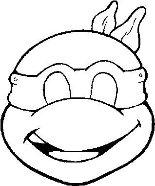 Ninja Turtle Mask (600x470), Png Download