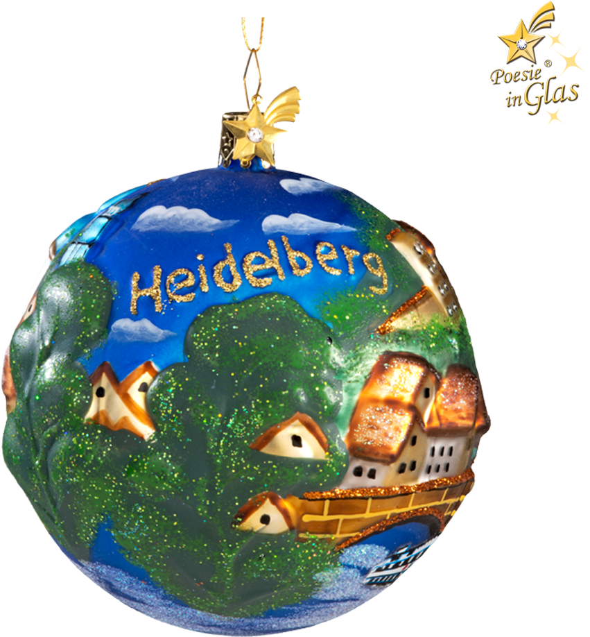 Glass Sphere Heidelberg Summer - Heidelberg (1000x1000), Png Download