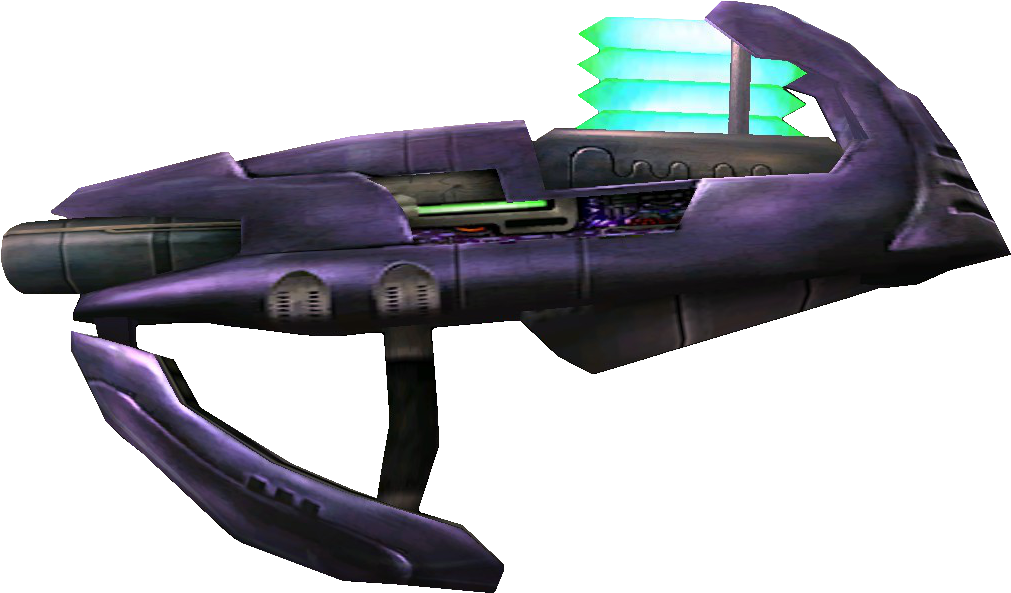 Fuel Rod Cannon Ground - Halo Combat Evolved Fuel Rod Cannon (1130x652), Png Download