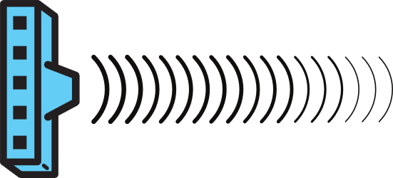 Focused Router - Wireless Signal (551x250), Png Download