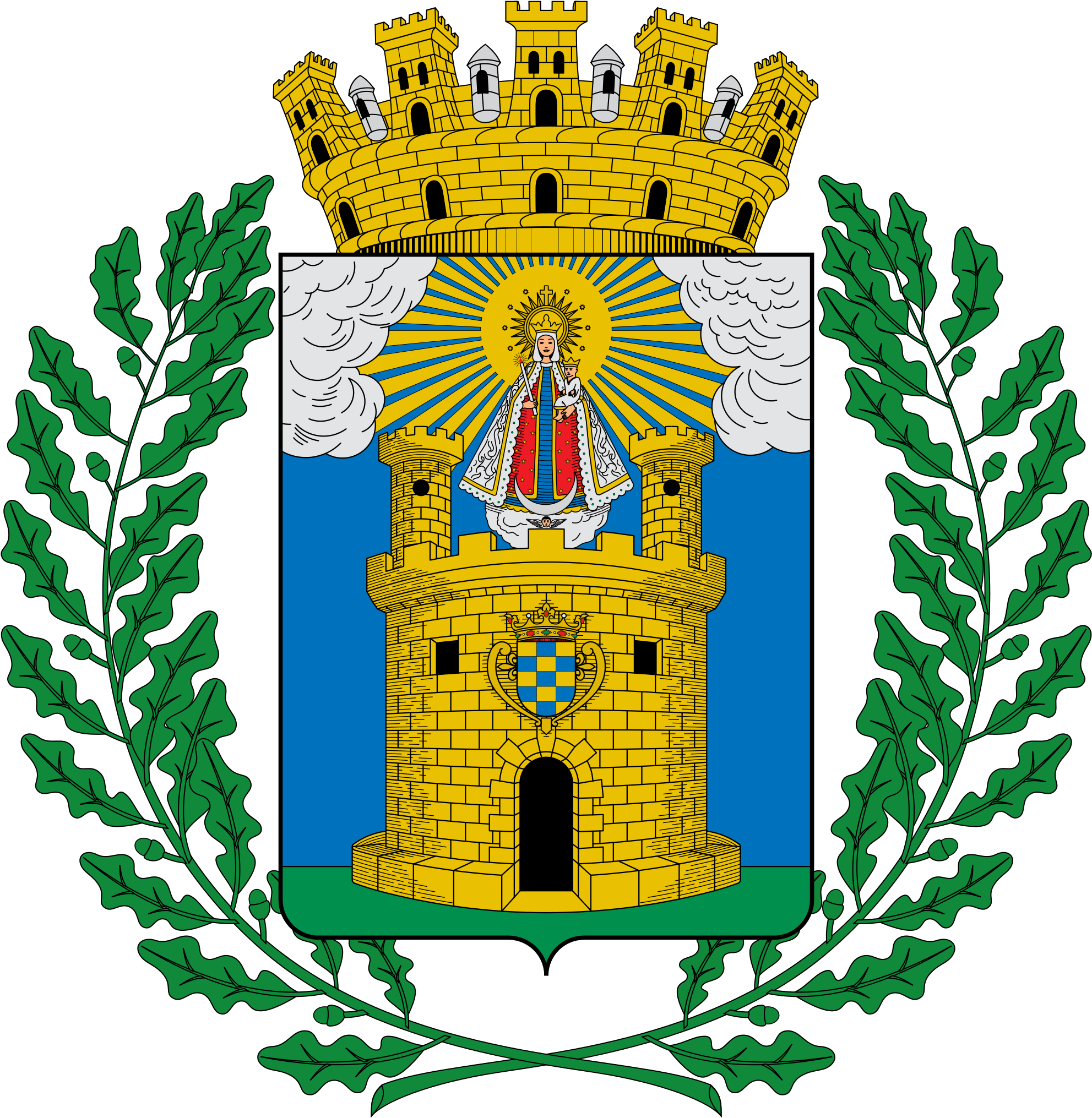 Open - Imagenes De El Escudo De Medellin (2000x2045), Png Download