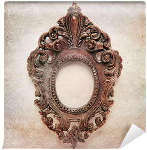 Shabby Chic Background With Antique Frame Wall Mural - Antique (400x400), Png Download