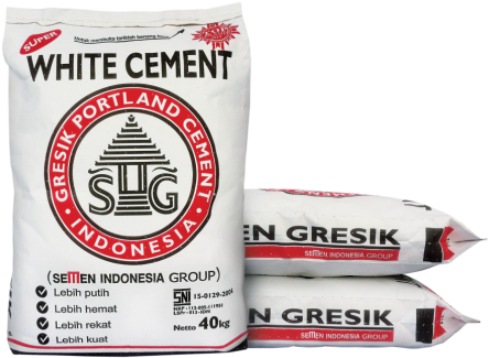 Super White Cement - Semen Indonesia (500x394), Png Download