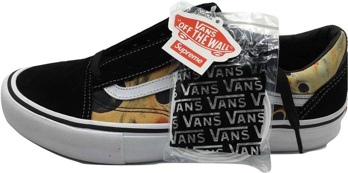 Supreme/vans Blood And Semen Old Skool Pro - Vans X Anti Hero T-shirt - White (1299x653), Png Download