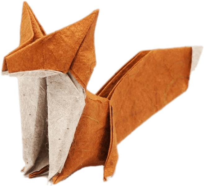 Miscellaneous - Origami - Origami Fox Jo Nakashima (1280x720), Png Download