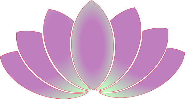 Lotus Flower Light Clip Art At Clker - Free Clip Art Lotus Flower (600x321), Png Download