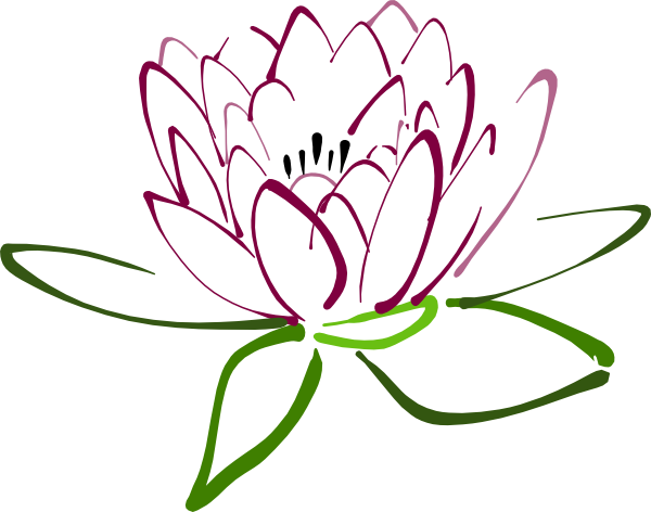 Lilacs And Vine Tattoos Pin Clip Art - Lilac Clipart (600x472), Png Download