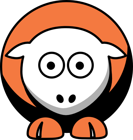 Sheep Philadelphia Flyers Team Colors Svg Clip Arts (564x594), Png Download