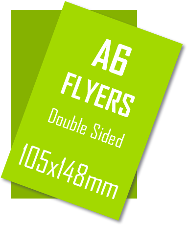 1,000 A6 Flyers - Flyer 105 X 148 Mm A6 (500x500), Png Download
