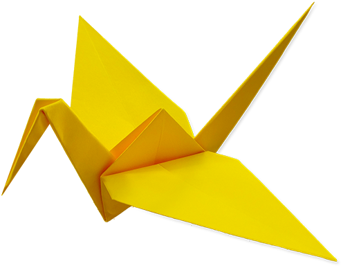 We'll Learn The Basics To Measure, Fold, And Build - Transparent Paper Crane Png (500x430), Png Download