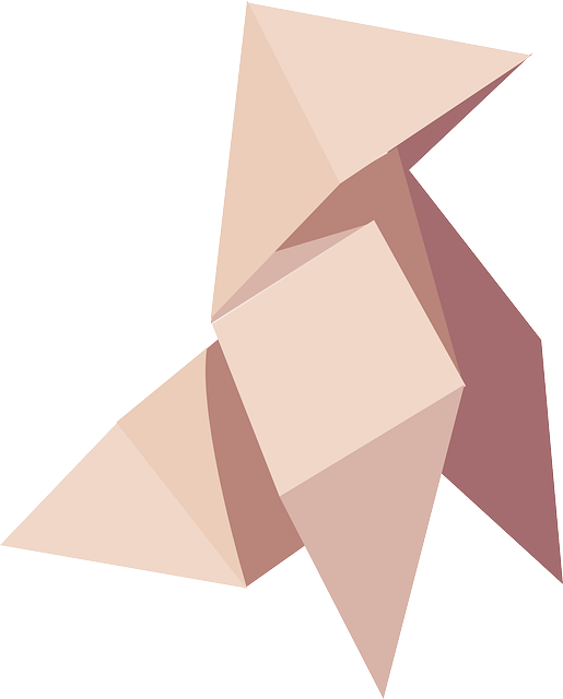Origami, Paper, Folding, Structure - Origami De Papel Png (515x640), Png Download