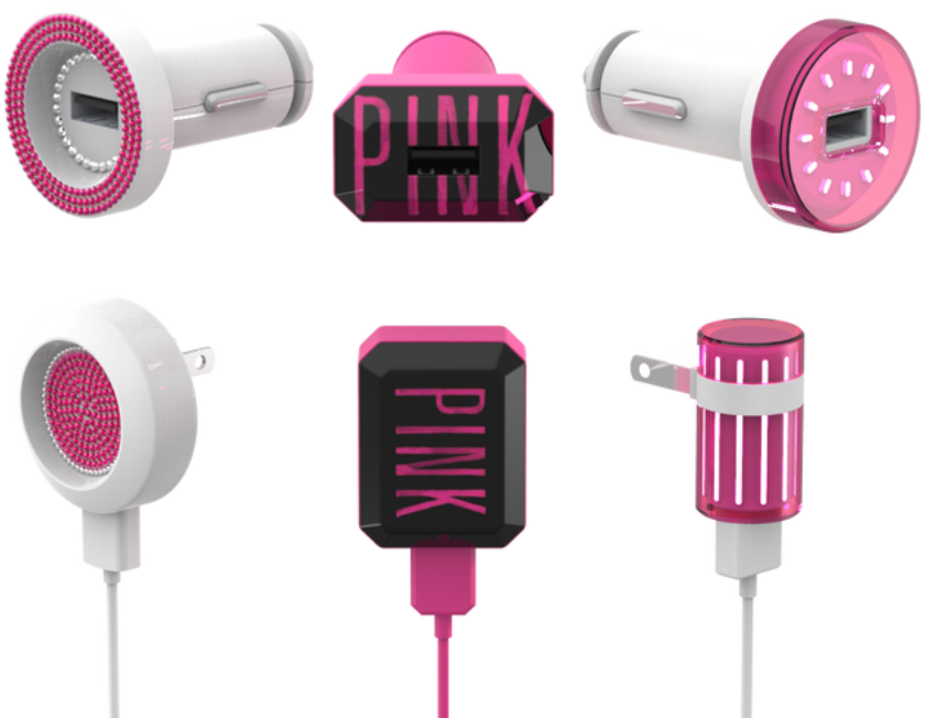 Victoria Secret Phone Charger (959x694), Png Download