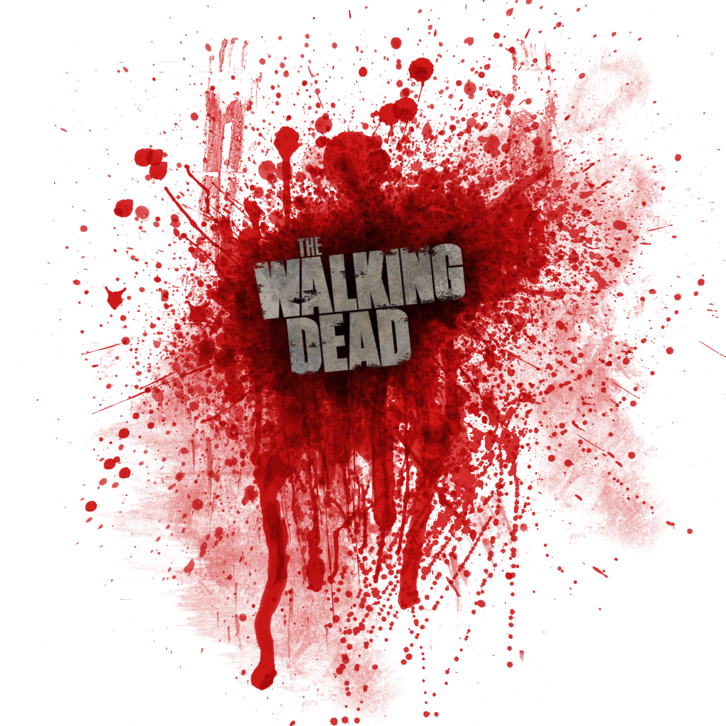 Twd - Blood Splatter (1024x1024), Png Download