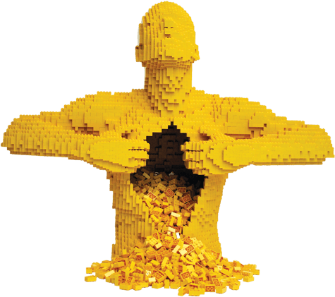 The Art Of The Brick - Art Of The Brick Omsi (727x457), Png Download