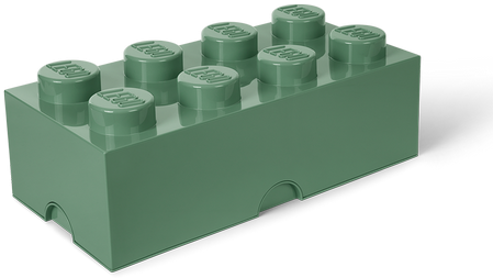 8029630 Lego Storage Brick - Lego Sand Green (511x511), Png Download