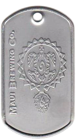 Custom Embossed Logo Dog Tag With Maui Brewing Logo - Dog Tag (500x500), Png Download
