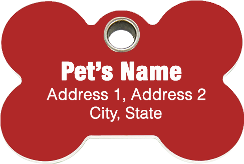 Clipart Dog Bone Dog Tag (500x500), Png Download