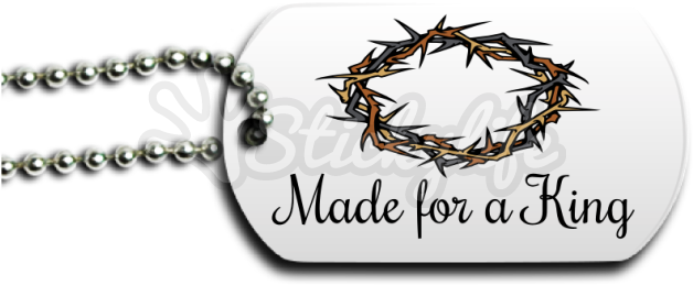 Made For A King Dog Tag - Wristlet (940x587), Png Download