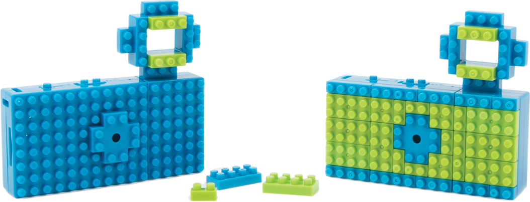 Nanoblock Digital Camera - Fuuvi Sonar Nanoblock Toy Digital Camera (1054x403), Png Download