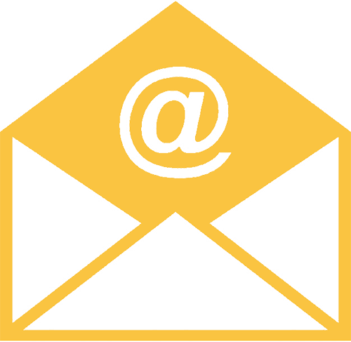 Newsletter-icon - Email Logo For Business Card (500x487), Png Download