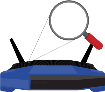 How To Find Router Ip Address - Linksys Wrt1200ac (405x365), Png Download