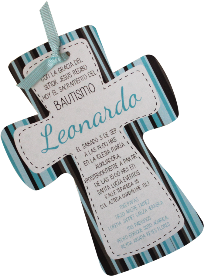 Invitación Bautizo - Label (1024x1024), Png Download