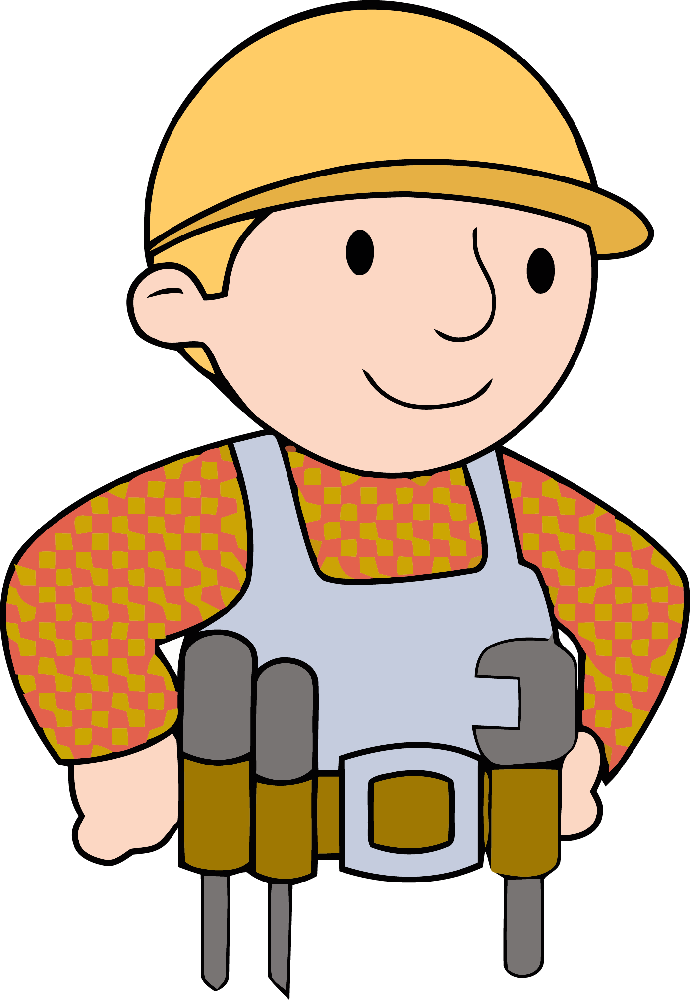 Bob The Builder Carpenter Clipart Png - Bob The Builder (1392x2017), Png Download