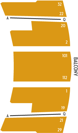 Pit - Orchestra - Loge - Balcony - Stairs (1002x560), Png Download