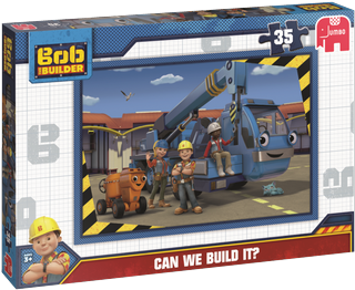 Bob The Builder Puzzle Ass A 3x 35pcs Puzzle - Bob The Builder - 4 In 1 Shaped Puzzles Jigsaw Puzzle (630x335), Png Download