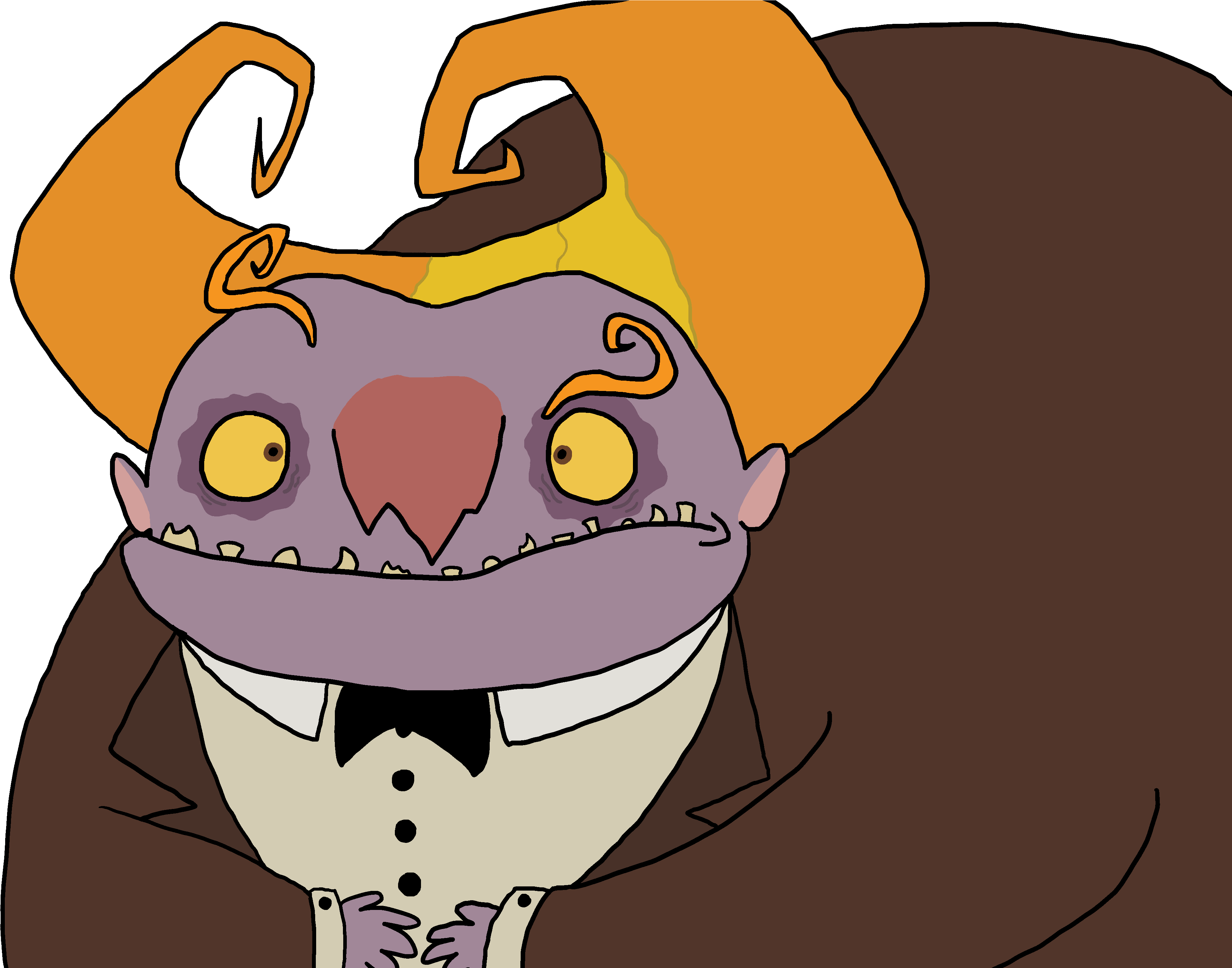 Blowhard In The Balcony - Cartoon (4000x3000), Png Download