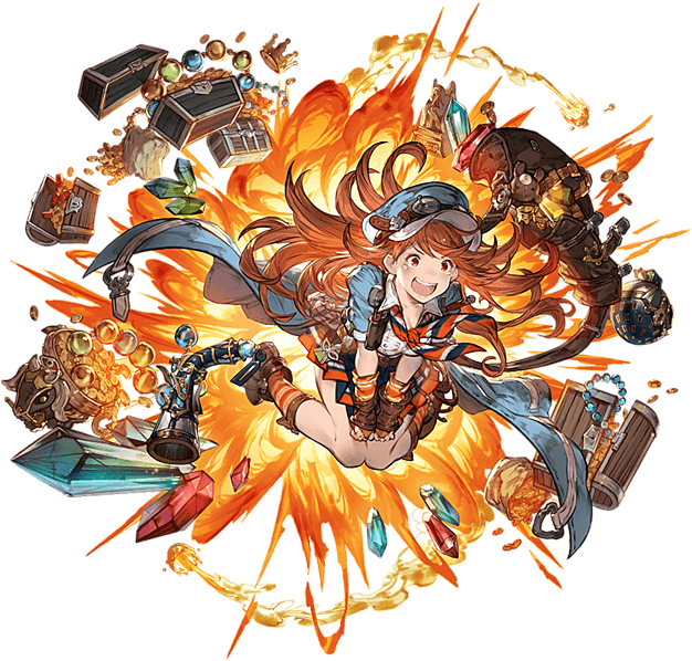 Treasure Huntress - Mary Granblue Fantasy (720x600), Png Download